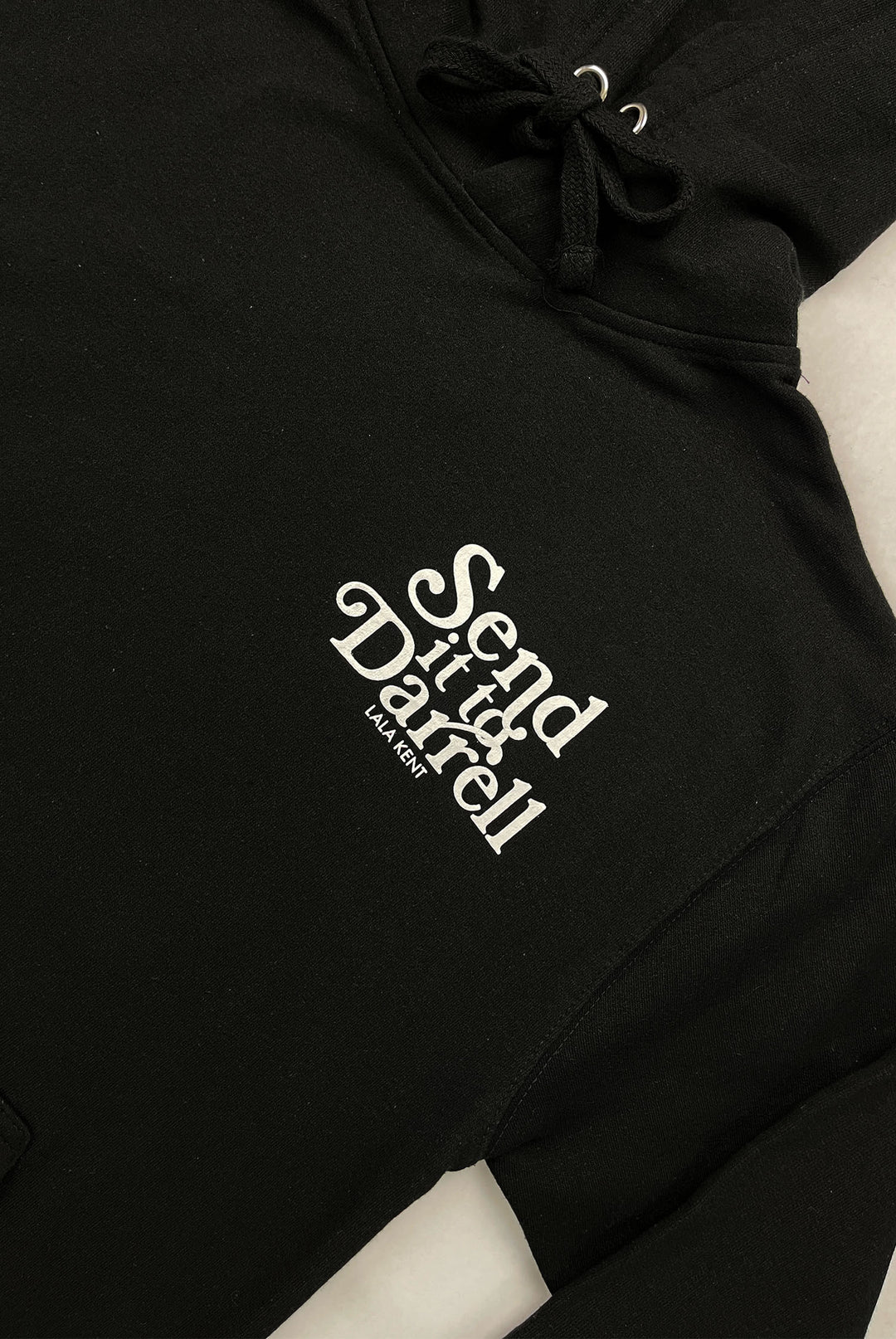 SEND IT TO DARRELL BLACK HOODIE