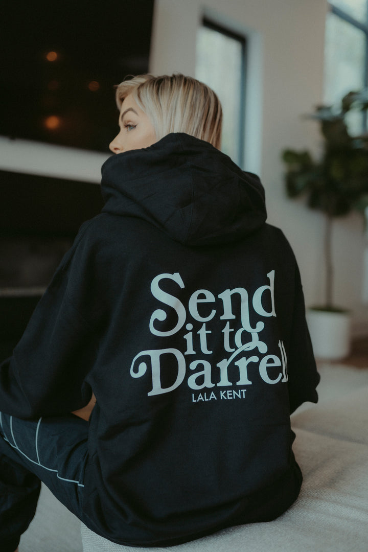 SEND IT TO DARRELL BLACK HOODIE