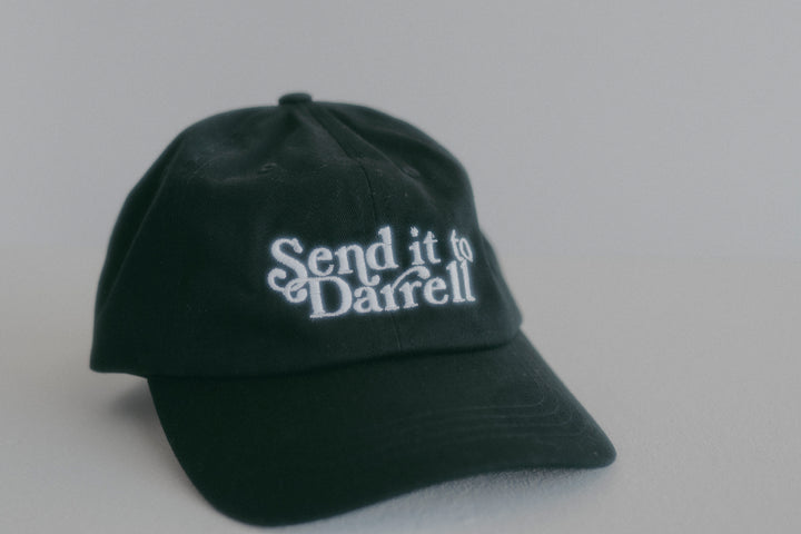 Send It To Darrell Black Dad Hat
