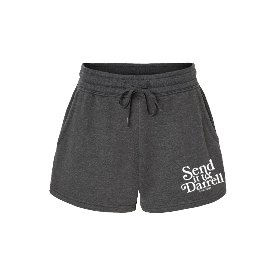 Send It To Darrell Women's Grey Shorts