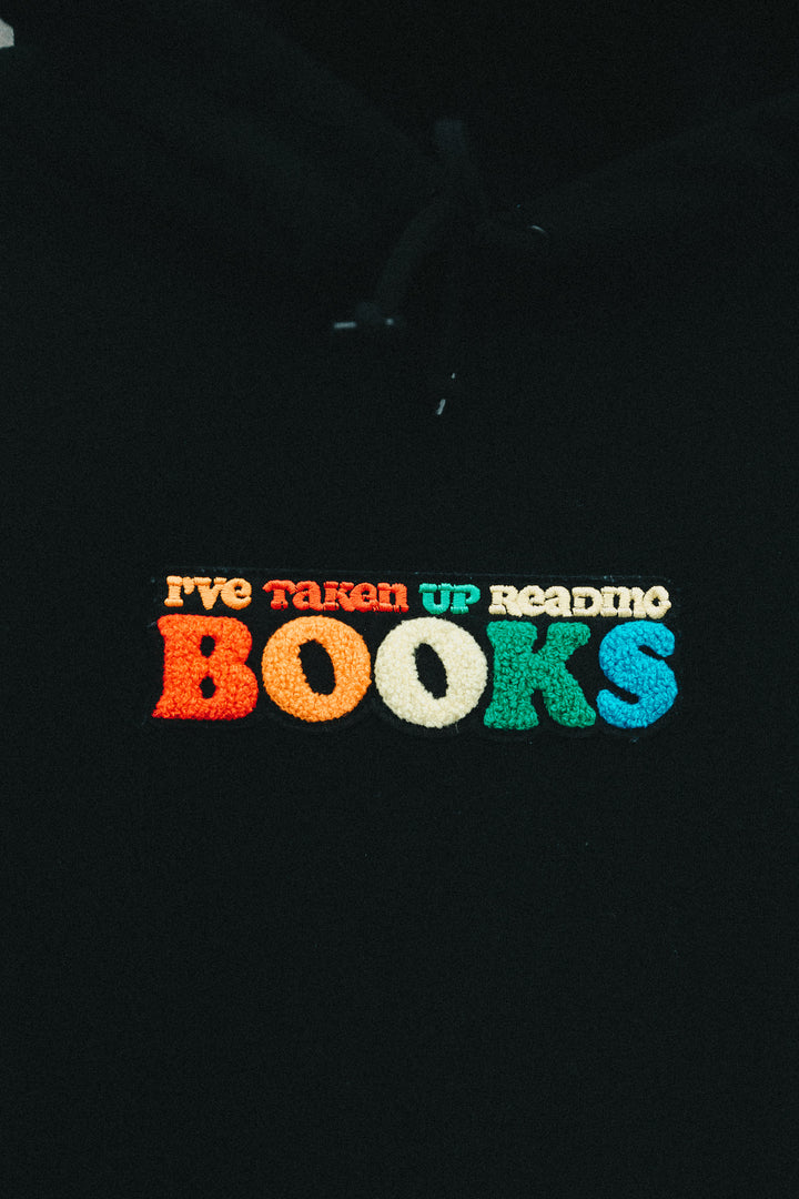 Books Black Hoodie